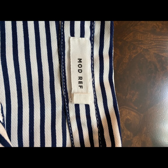 Black/white stripe blouse - Picture 6 of 7